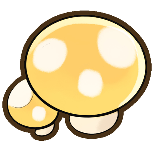 File:Large yellow mushroom decor.png