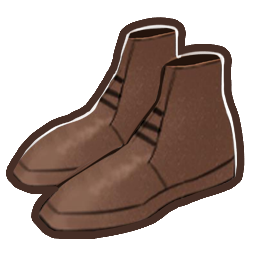 File:659Brown Leather Ankle Boots.png