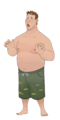 Paul bathing suit surprised.png
