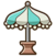 Blue beach umbrella.png