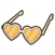 Heart-shaped tinted sunglasses.png