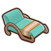 Blue beach lounge chair.png